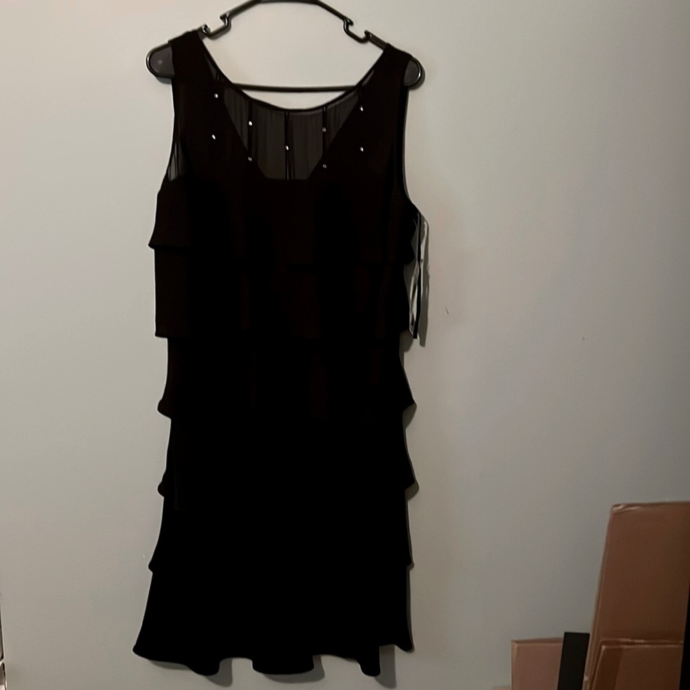 Black Evan Picone Dress Size 16